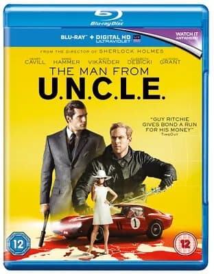 The Man from U.N.C.L.E. (2015) Henry Cavill, Ritchie (DIR) cert 12 Blu-Ray Pre-Owned