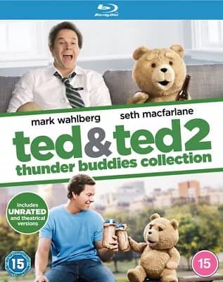 Ted/Ted 2 (2020) Mila Kunis, MacFarlane (DIR) cert 15 4 discs Blu-Ray Pre-Owned