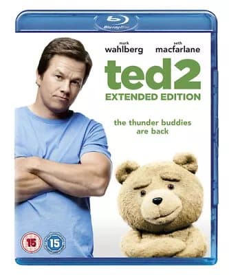 Ted 2 - Extended Edition (2015) Mark Wahlberg, MacFarlane (DIR) cert 15 Blu-Ray Pre-Owned