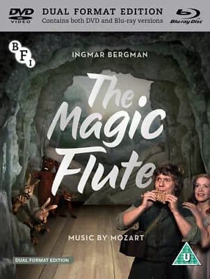 The Magic Flute DVD (2018) Josef Köstlinger, Bergman (DIR) cert U 2 discs Blu-Ray Pre-Owned