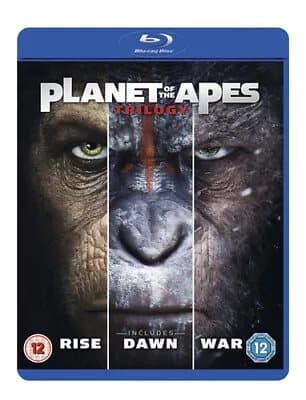 Planet of the Apes Trilogy  (2017) James Franco, Wyatt (DIR) cert 12 3 Blu-Ray Pre-Owned