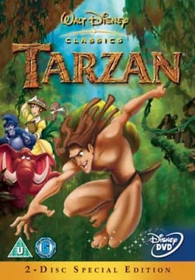 Tarzan (Disney) (2005) Kevin Lima cert U 2 discs Blu-Ray Pre-Owned
