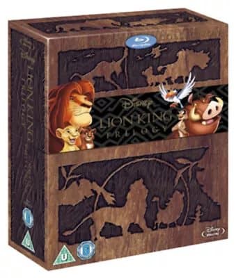 The Lion King Trilogy  (2012) Roger Allers cert U 3 discs  Blu-Ray Pre-Owned
