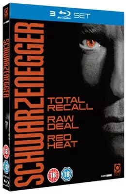 Total Recall/Raw Deal/Red Heat (2010) Arnold Schwarzenegger, Hill (DIR) Blu-Ray Pre-Owned