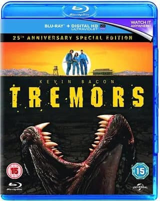 Tremors  (2015) Kevin Bacon, Underwood (DIR) cert 15  Blu-Ray Pre-Owned