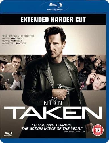 Taken  (2009) Liam Neeson, Morel (DIR) cert 18  Blu-Ray Pre-Owned