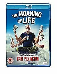 The Moaning of Life  (2013) Karl Pilkington cert 15 2 discs  Blu-Ray Pre-Owned