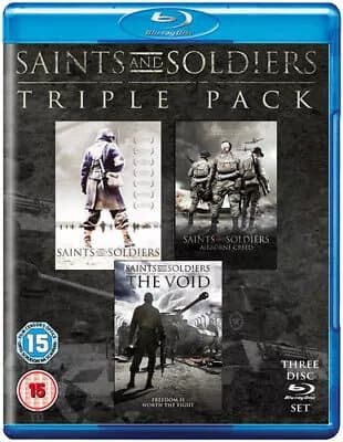 Saints and Soldiers Triple Pack (2014) Corbin Allred, Little (DIR) cert Blu-Ray Pre-Owned