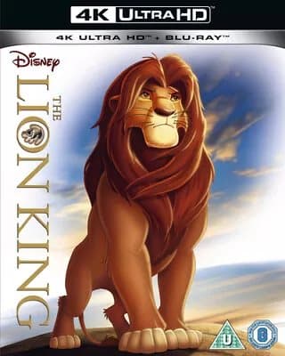 The Lion King  (2018) Roger Allers cert U 2 discs  Blu-Ray Pre-Owned