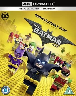 The LEGO Batman Movie (2017) Chris McKay cert U 2 discs Blu-Ray Pre-Owned