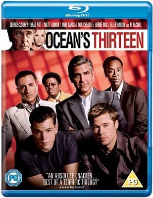 Ocean’s Thirteen  (2007) George Clooney, Soderbergh (DIR) cert PG Blu-Ray Pre-Owned