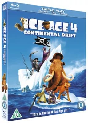 Ice Age: Continental Drift (2012) Steve Martino cert U Blu-Ray Pre-Owned