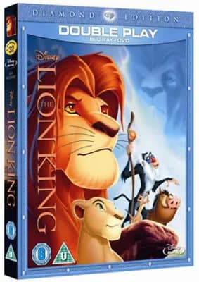 The Lion King  (2011) Roger Allers cert U 2 discs  Blu-Ray Pre-Owned