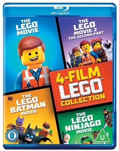 LEGO 4-film Collection  (2023) Phil Lord, Miller (DIR) cert U 4 discs Blu-Ray Pre-Owned