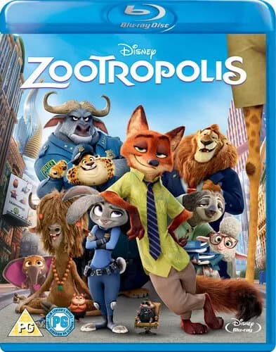 Zootropolis (2016) Byron Howard, Moore (DIR) cert PG Blu-Ray Pre-Owned