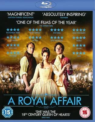 A Royal Affair  (2012) Mads Mikkelsen, Arcel (DIR) cert 15  Blu-Ray Pre-Owned