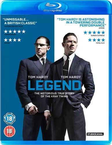 Legend (2016) Tom Hardy, Helgeland (DIR) cert 18 Blu-Ray Pre-Owned