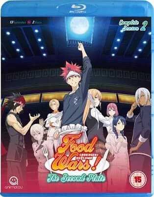 Food Wars!: Season 2  (2018) Yoshitomo Yonetani cert 15 2 discs Blu-Ray Pre-Owned