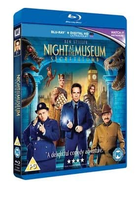 Night at the Museum 3 - Secret of the Tomb  (2015) Ben Stiller, Levy Blu-Ray Pre-Owned