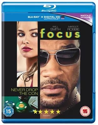 Focus (2015) Will Smith, Requa (DIR) cert 15 Blu-Ray Pre-Owned
