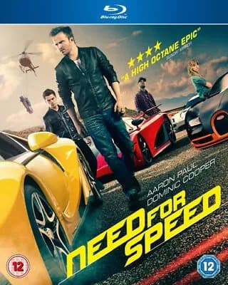 Need for Speed  (2014) Aaron Paul, Waugh (DIR) cert 12  Blu-Ray Pre-Owned