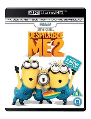 Despicable Me 2 (2017) Pierre Coffin cert U 2 discs Blu-Ray Pre-Owned