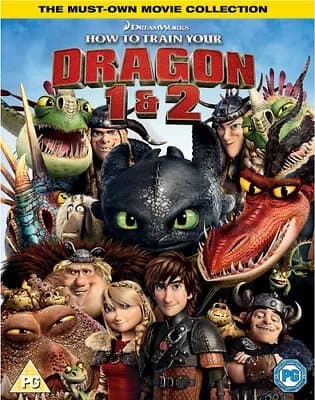 How to Train Your Dragon 1 & 2  (2014) Dean DeBlois, Sanders (DIR) cert Blu-Ray Pre-Owned
