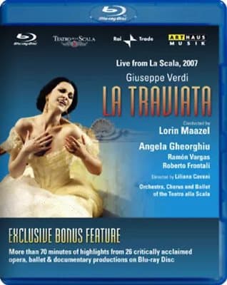 La Traviata: Teatro Alla Scala (Maazel)  (2010) Liliana Cavani cert E Blu-Ray Pre-Owned