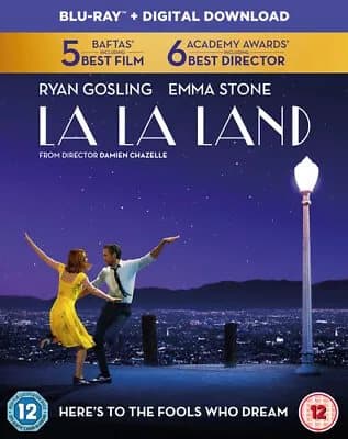 La La Land  (2017) Ryan Gosling, Chazelle (DIR) cert 12  Blu-Ray Pre-Owned