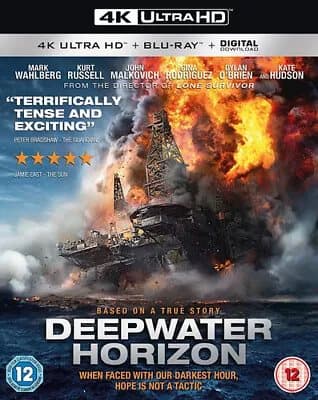 Deepwater Horizon (2017) Mark Wahlberg, Berg (DIR) cert 12 2 discs Blu-Ray Pre-Owned