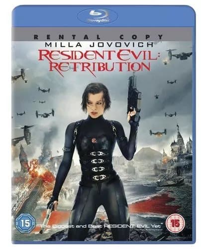 Resident Evil: Retribution  (2013) Milla Jovovich, Anderson (DIR) cert Blu-Ray Pre-Owned