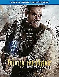 King Arthur - Legend of the Sword  (2017) Charlie Hunnam, Ritchie (DIR) Blu-Ray Pre-Owned
