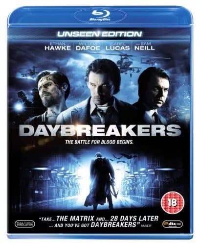 Daybreakers  (2010) Willem Dafoe, Spierig (DIR) cert 18  Blu-Ray Pre-Owned