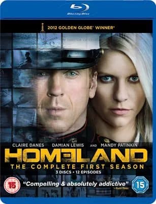 Homeland: The Complete First Season (2012) Claire Danes cert 15 3 discs Blu-Ray Pre-Owned