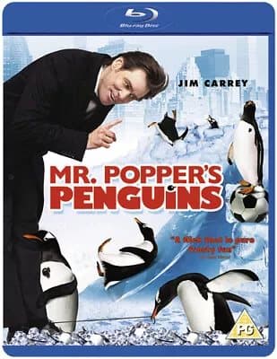 Mr Popper’s Penguins  (2012) Jim Carrey, Waters (DIR) cert PG  Blu-Ray Pre-Owned
