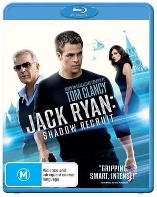 Jack Ryan: Shadow Recruit  (2014) Chris Pine, Branagh (DIR)  Blu-Ray Pre-Owned