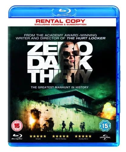 Zero Dark Thirty  (2013) Jessica Chastain, Bigelow (DIR) cert 15 Blu-Ray Pre-Owned