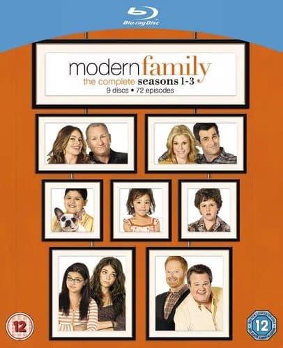 Modern Family: The Complete Seasons 1-3  (2012) Ed O’Neill cert 12 9 Blu-Ray Pre-Owned
