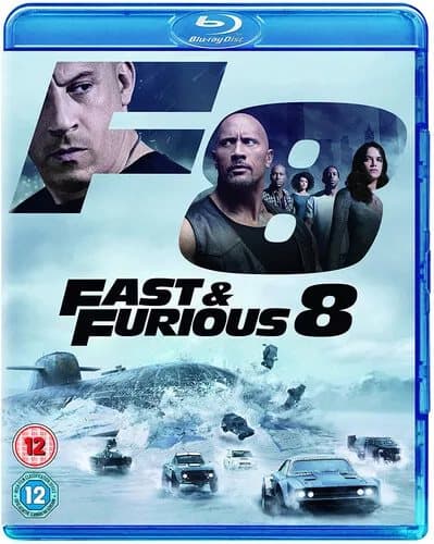 Fast & Furious 8  (2017) Dwayne Johnson, Gray (DIR) cert 12  Blu-Ray Pre-Owned