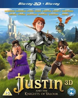 Justin and the Knights of Valour  (2014) Manuel Sicilia cert U Blu-Ray Pre-Owned