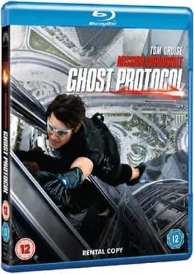 Mission: Impossible - Ghost Protocol DVD (2012) Tom Cruise, Bird (DIR) cert 12 Blu-Ray Pre-Owned
