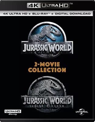 Jurassic World/Jurassic World - Fallen Kingdom  Chris Pratt, Trevorrow Blu-Ray Pre-Owned