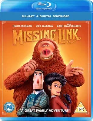 Missing Link DVD (2019) Chris Butler cert PG  Blu-Ray Pre-Owned