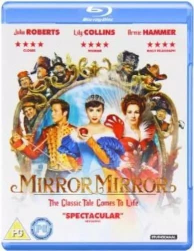 Mirror Mirror  (2012) Julia Roberts, Singh (DIR) cert PG  Blu-Ray Pre-Owned