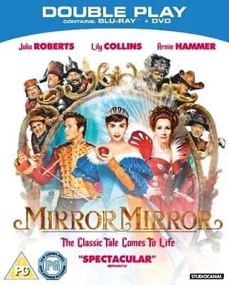 Mirror Mirror  (2012) Julia Roberts, Singh (DIR) cert PG 2 discs Blu-Ray Pre-Owned