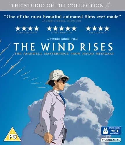 The Wind Rises  (2014) Hayao Miyazaki cert PG 2 discs  Blu-Ray Pre-Owned