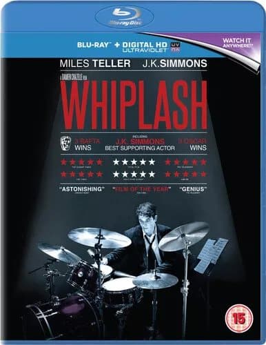 Whiplash  (2015) Miles Teller, Chazelle (DIR) cert 15  Blu-Ray Pre-Owned