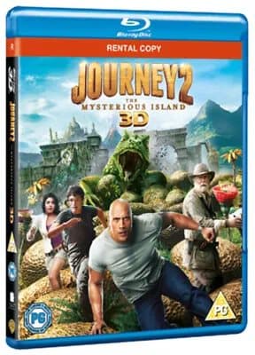 Journey 2 - The Mysterious Island DVD (2012) Josh Hutcherson, Peyton (DIR) cert Blu-Ray Pre-Owned