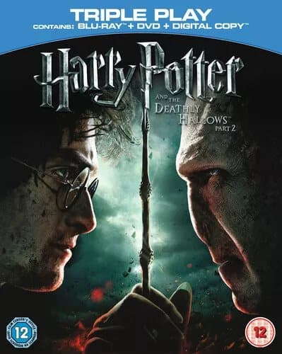 Harry Potter and the Deathly Hallows: Part 2  (2011) Daniel Radcliffe, Blu-Ray Pre-Owned