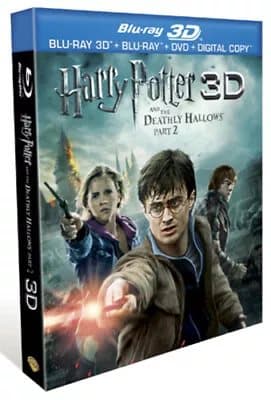 Harry Potter and the Deathly Hallows: Part 2  (2011) Daniel Radcliffe, Blu-Ray Pre-Owned